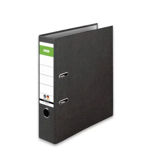 Dinor - Wolkenmarmor-Ordner - Schwarz - 10 Stück